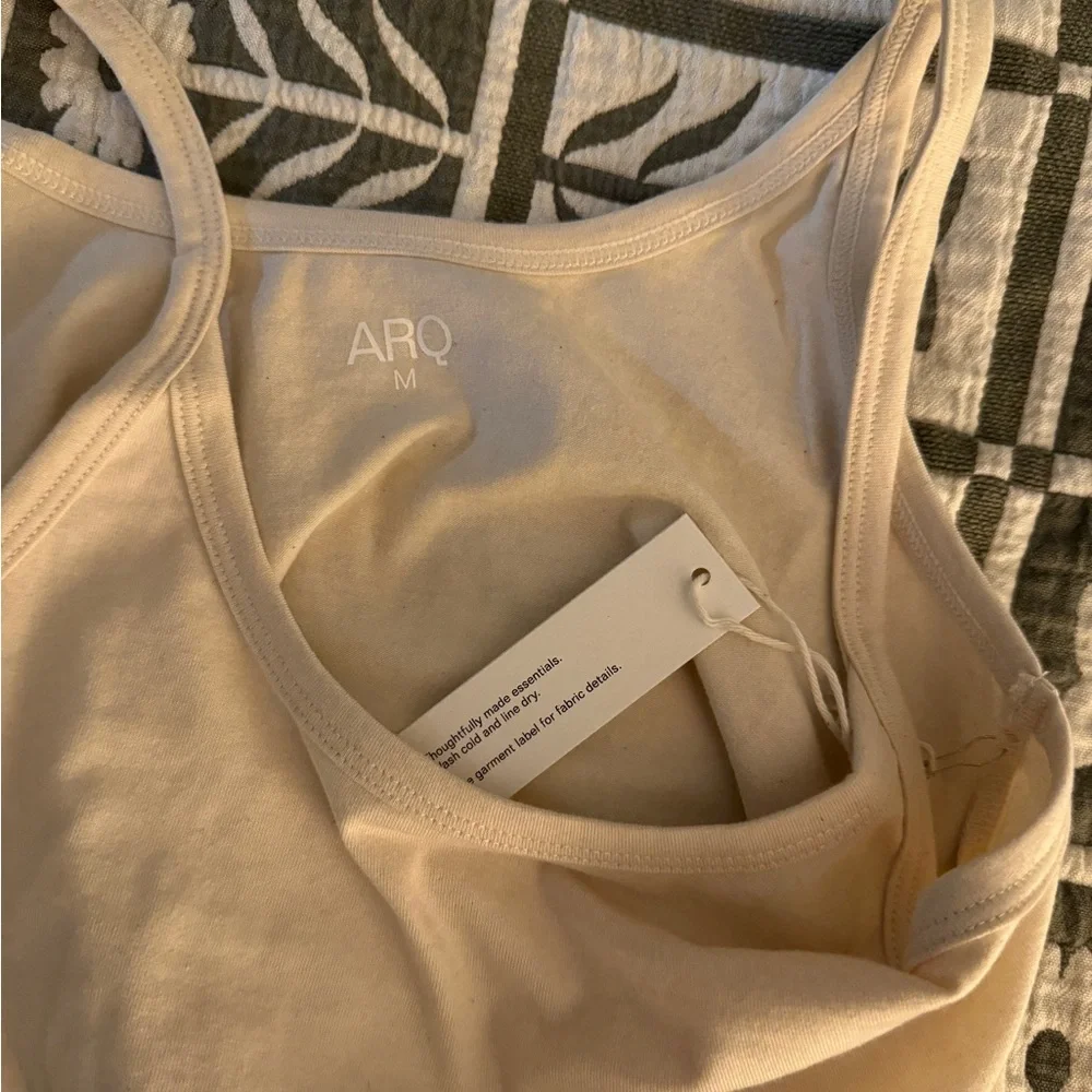ARQ Women's Crop Tank Top in Cotton - Picture 2 of 2